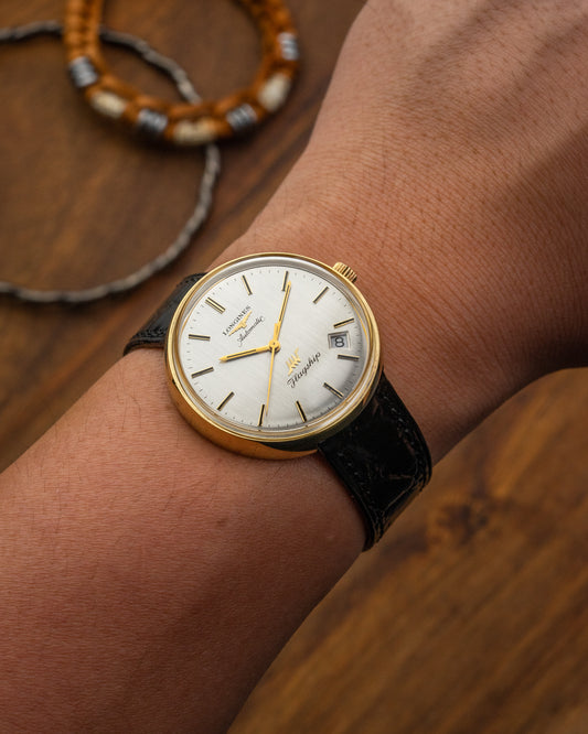 Longines Flagship Ultra-Chron “Disco Volante” Automatic Date Gold Ref. 8503-1 (Cal. 431)