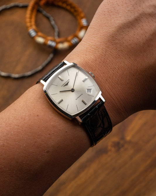Longines "Square-Cushion" Automatic Date Ref. 3611 (Cal. L634.1)