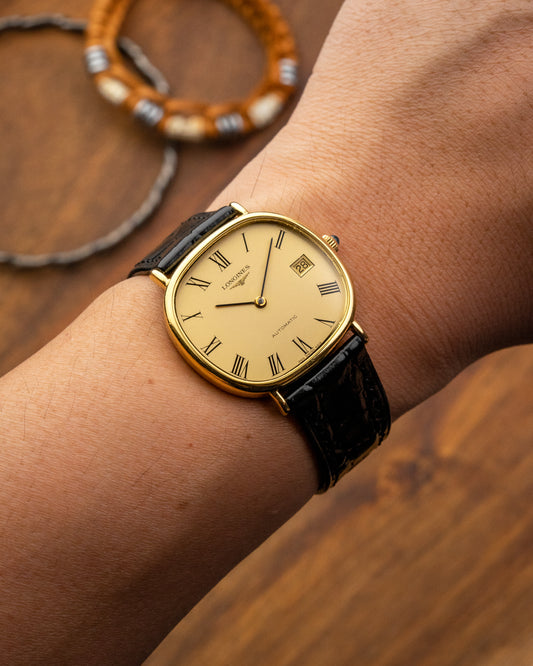 Longines "Ellipse Horizontale" Automatic Date Roman dial Ref. 4213 (Cal. L994.1)