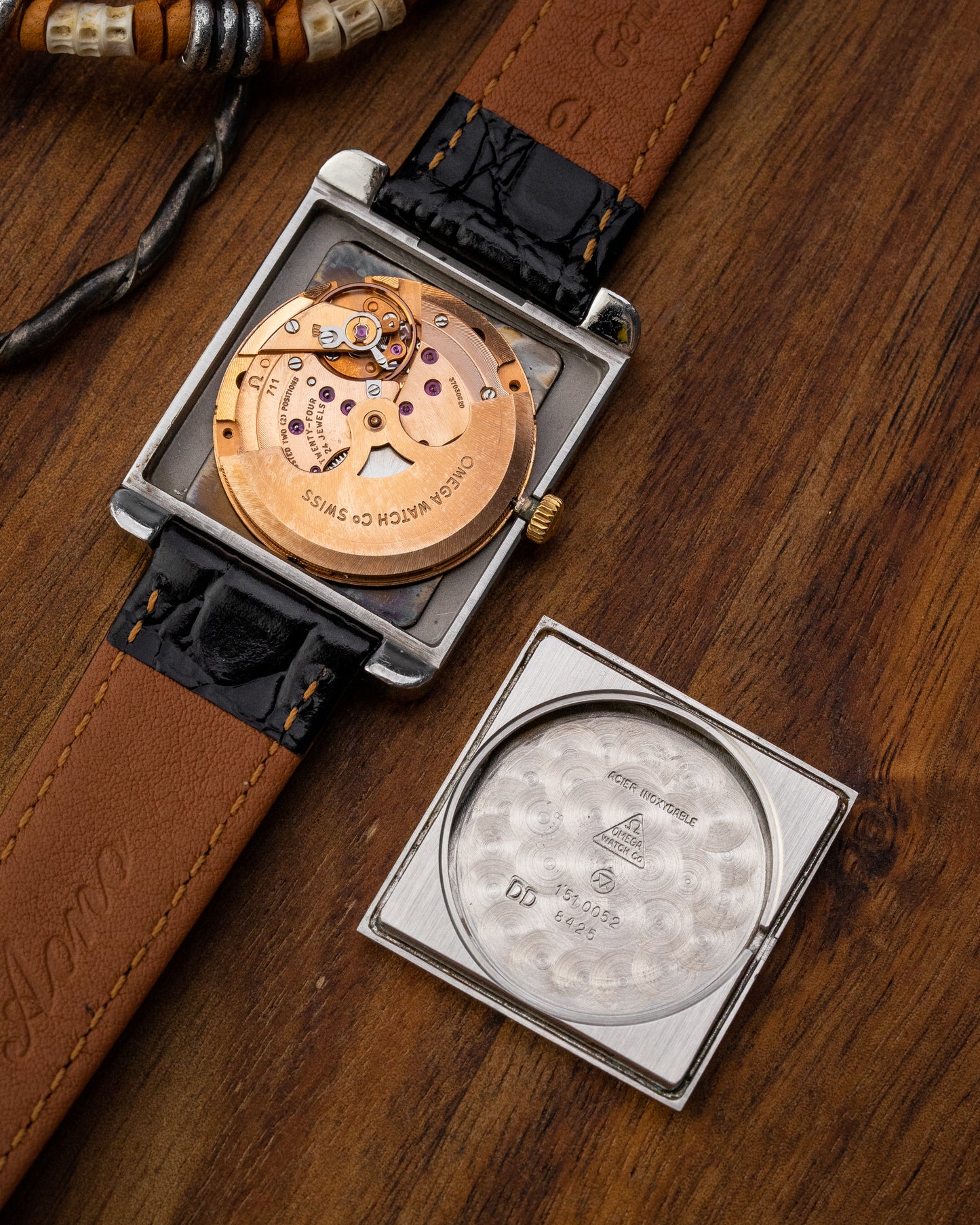 Omega De Ville "Pavé d'Or" Jumbo Rectangular Ref. 151.0052 (Cal. 711)