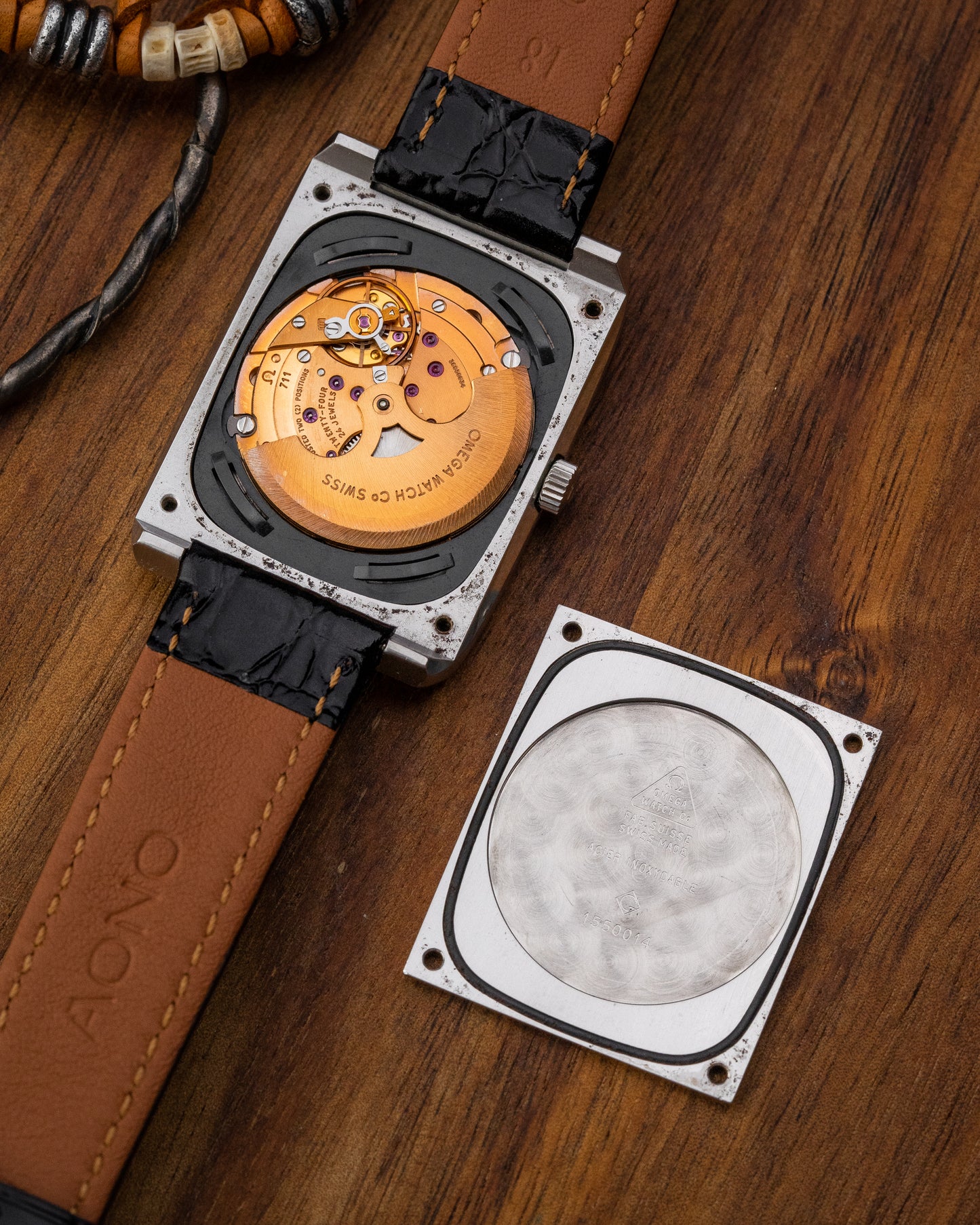 Omega Constellation "Waffle dial" Jumbo Rectangular Ref. 155.0014 (Cal. 711)