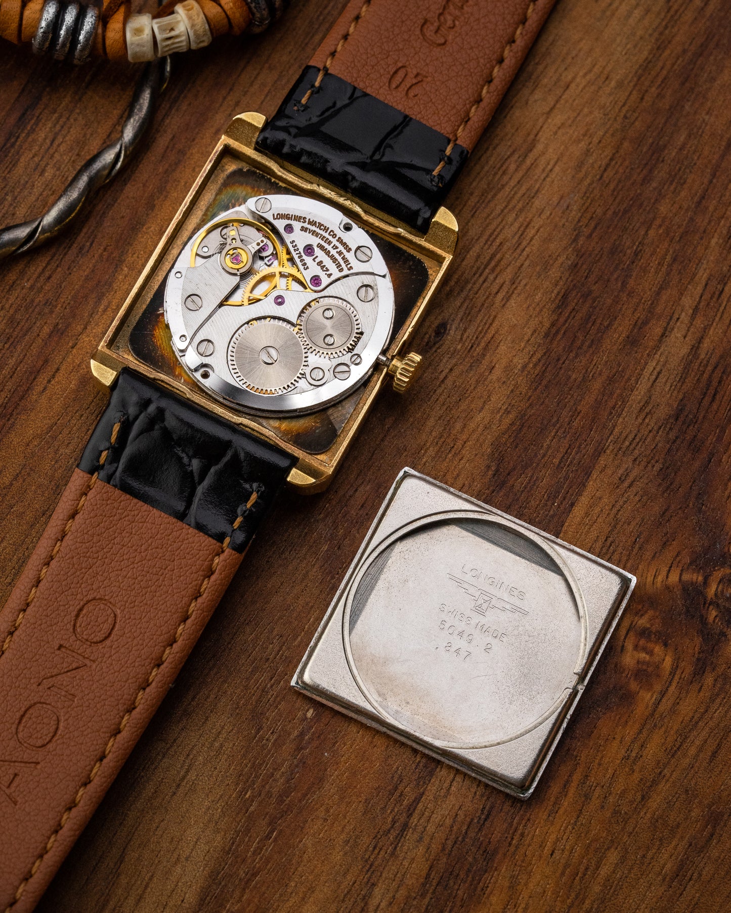 Longines Rectangular Gold Ref. 5049-2 (Cal. L847.4)