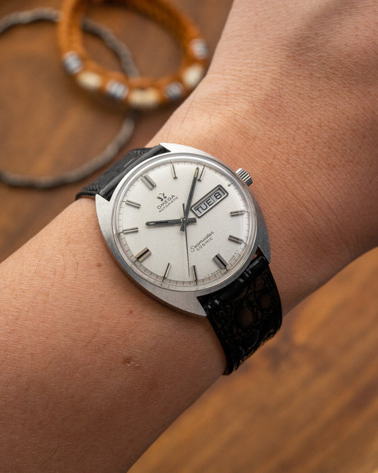 Omega Seamaster Cosmic Automatic Day-Date "Sparkle" dial Ref. 166.036 (Cal. 752)