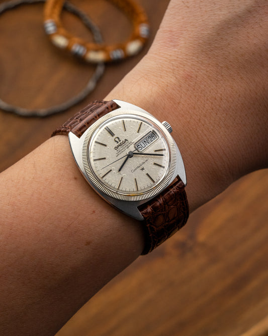 Omega Constellation Chronometer "C-shape" White Gold Fluted Bezel Ref. 168.029 (Cal. 751)