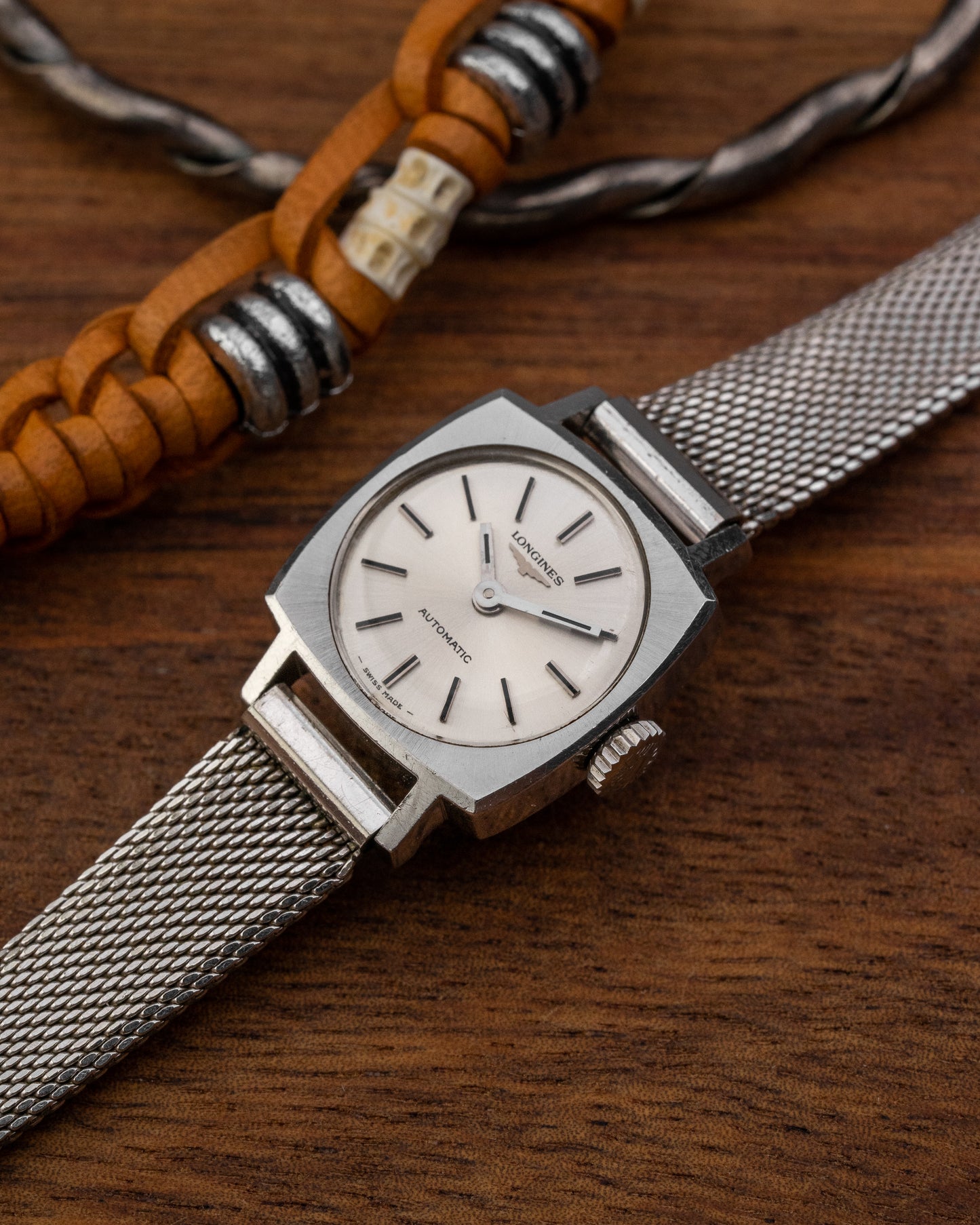 Longines Automatic Square Cushion Petite Ladies