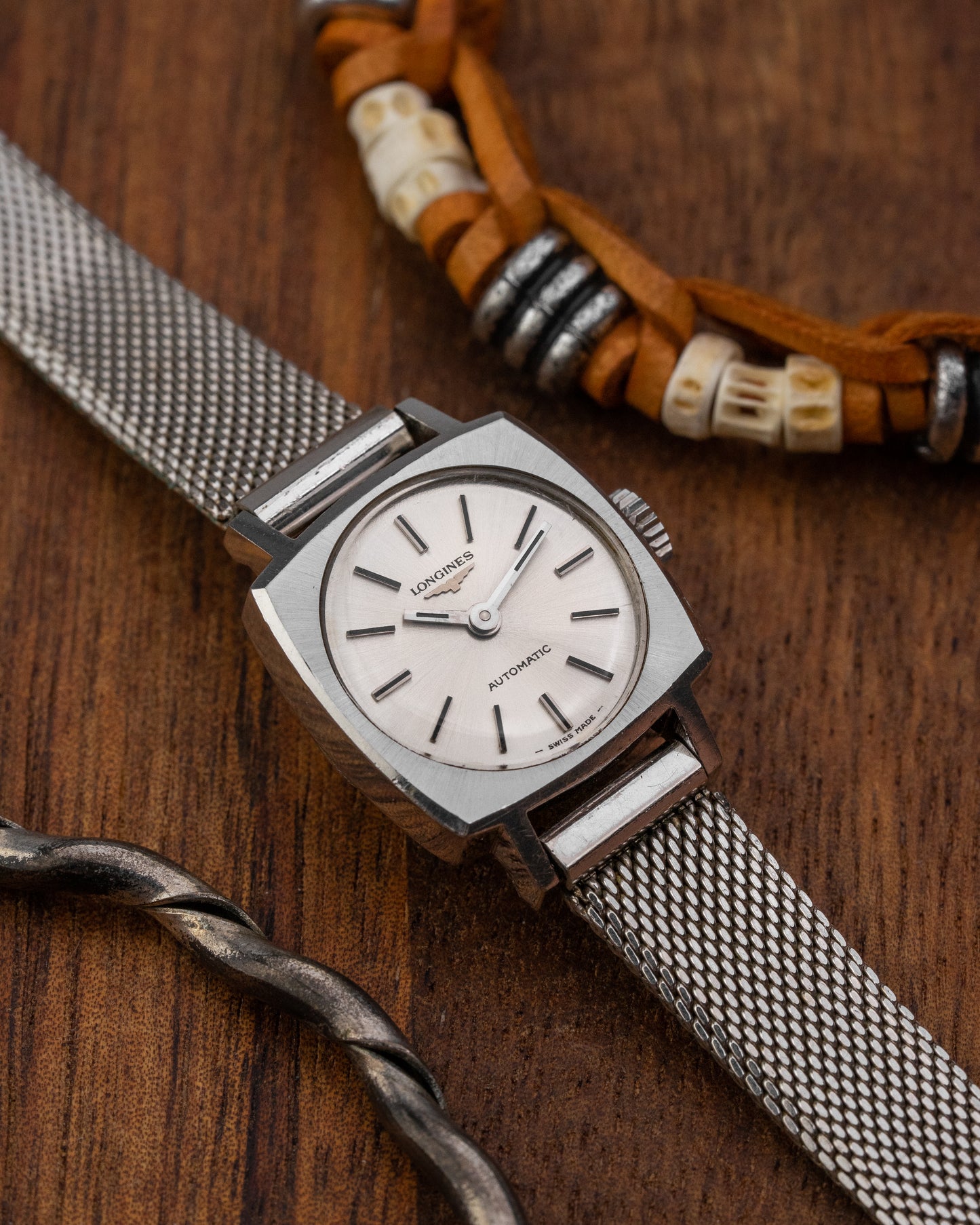 Longines Automatic Square Cushion Petite Ladies