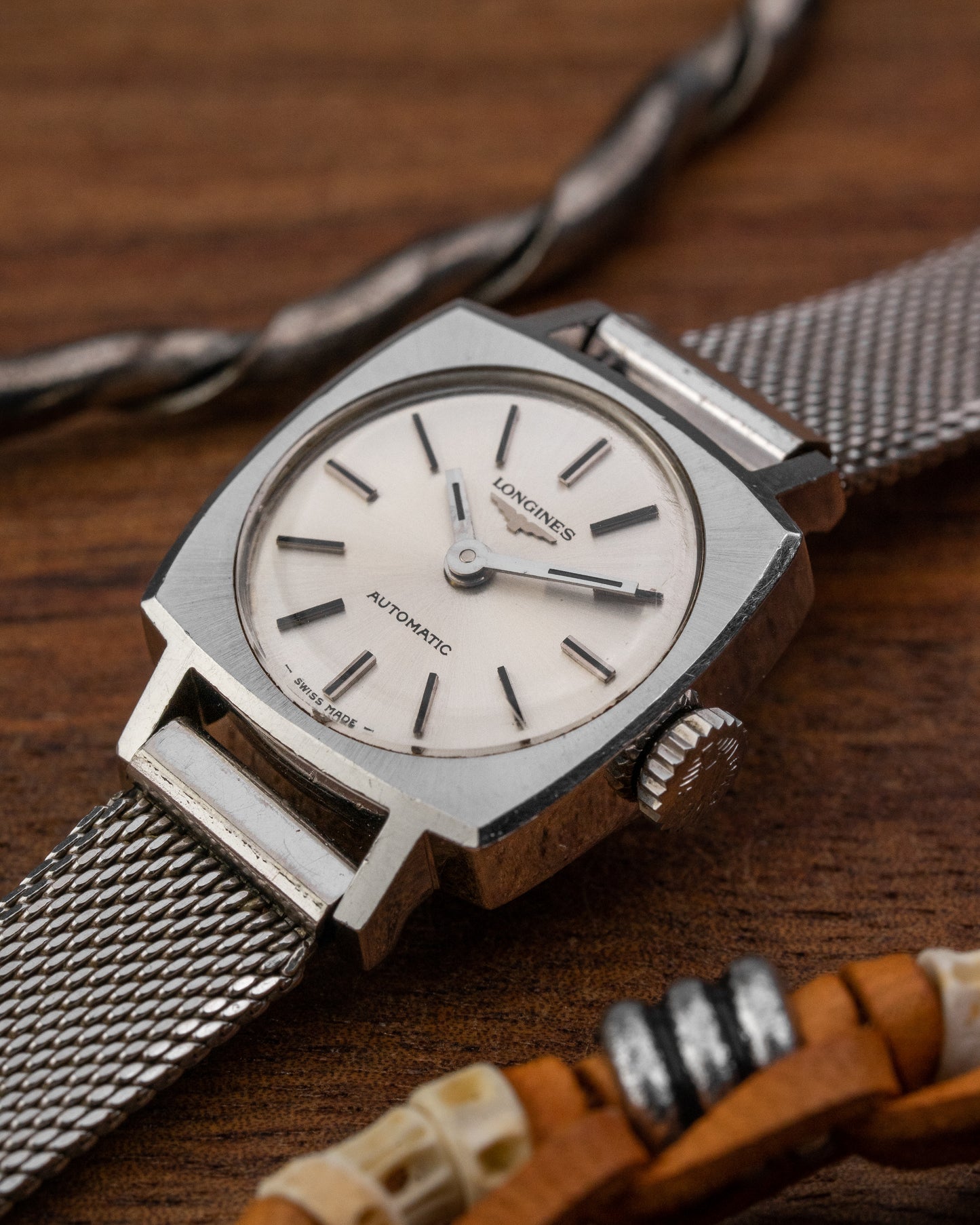 Longines Automatic Square Cushion Petite Ladies