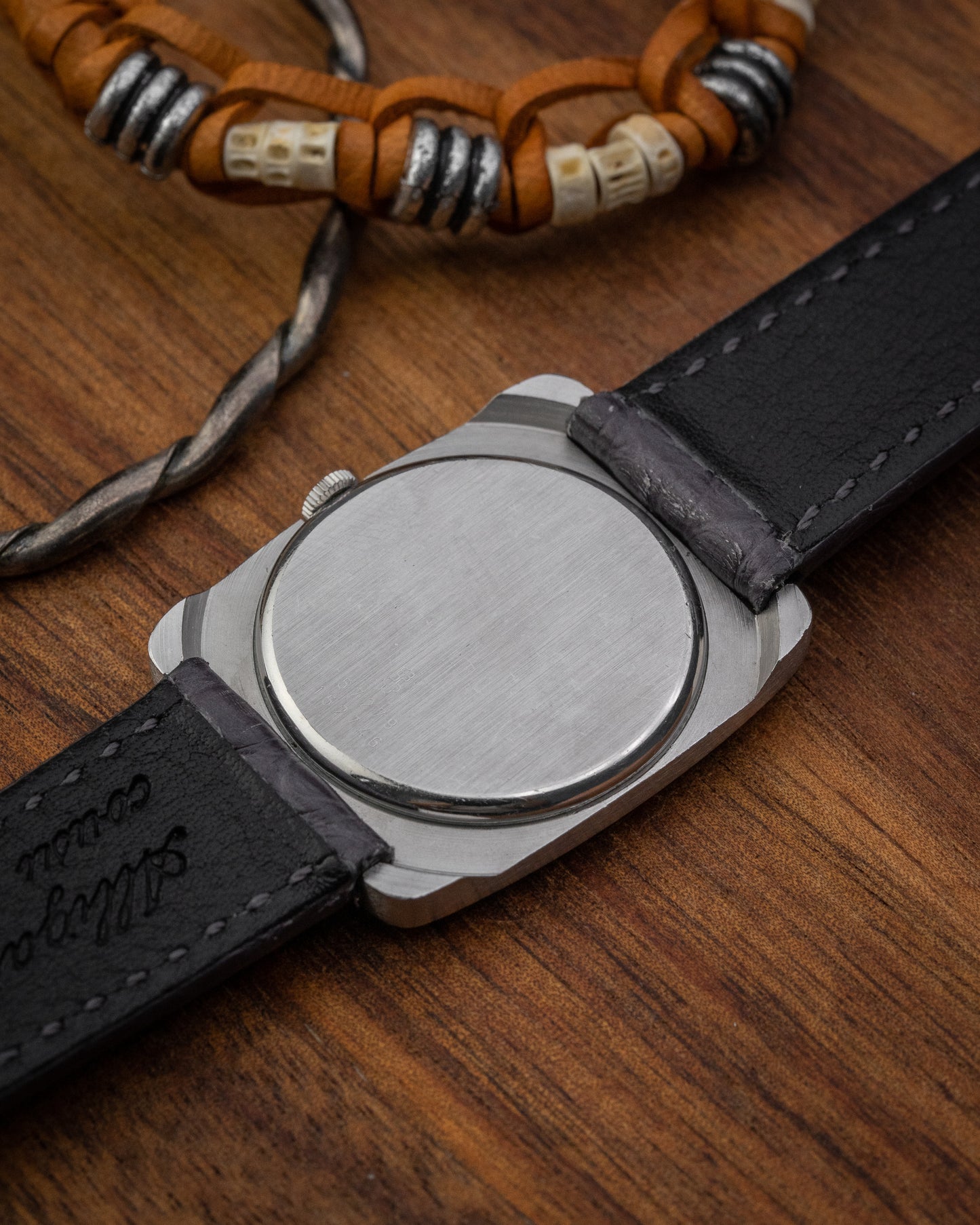 Corum Classic Rectangular Grey Linen dial Ref. 57279 (Cal. 7001)