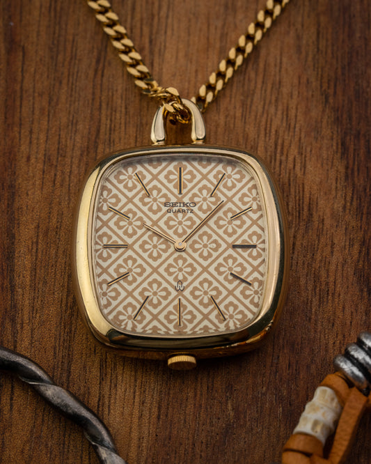 Seiko Pendent Necklace "Floral dial" Cushion