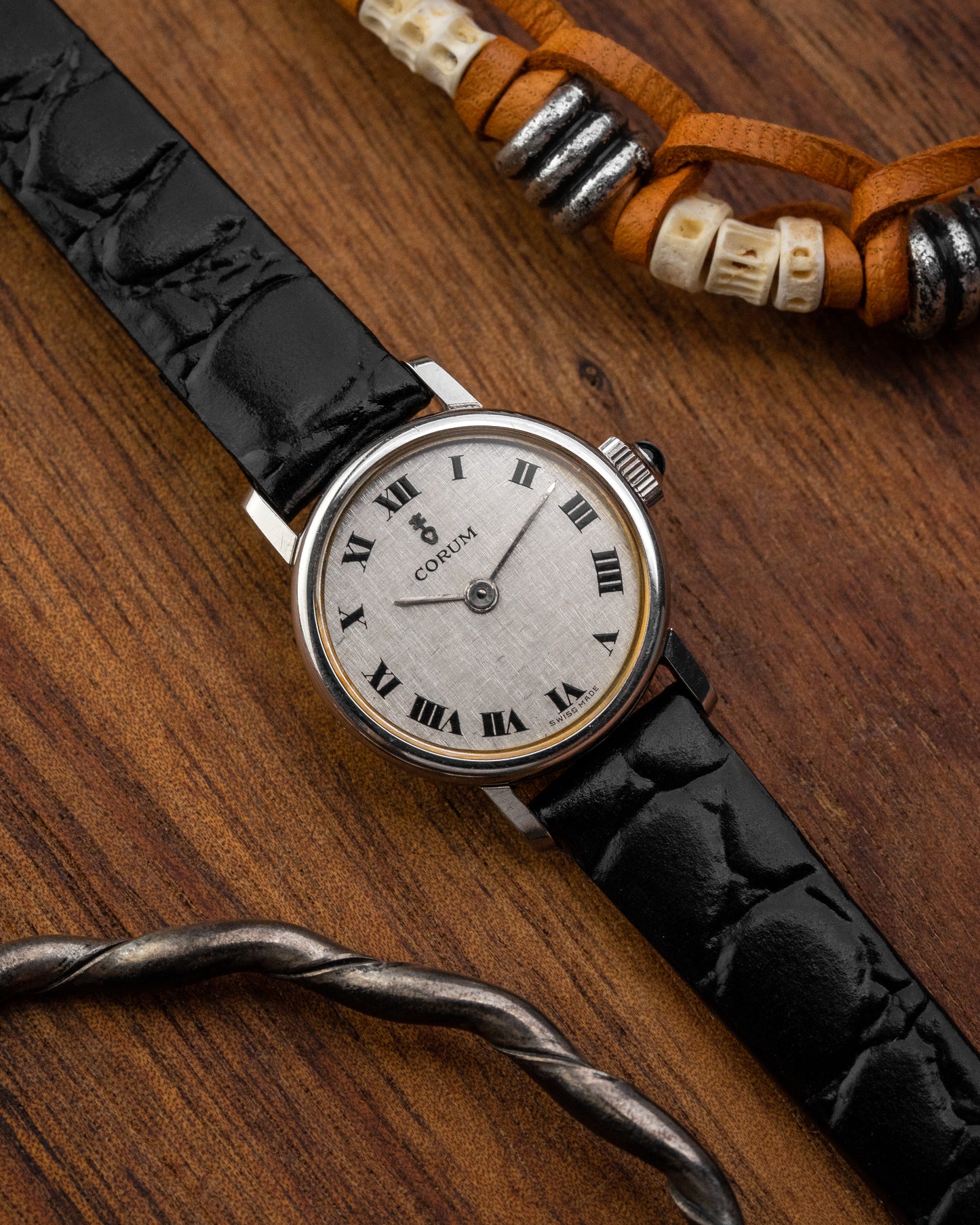Corum Linen Roman dial Petite Ladies Ref. 16183