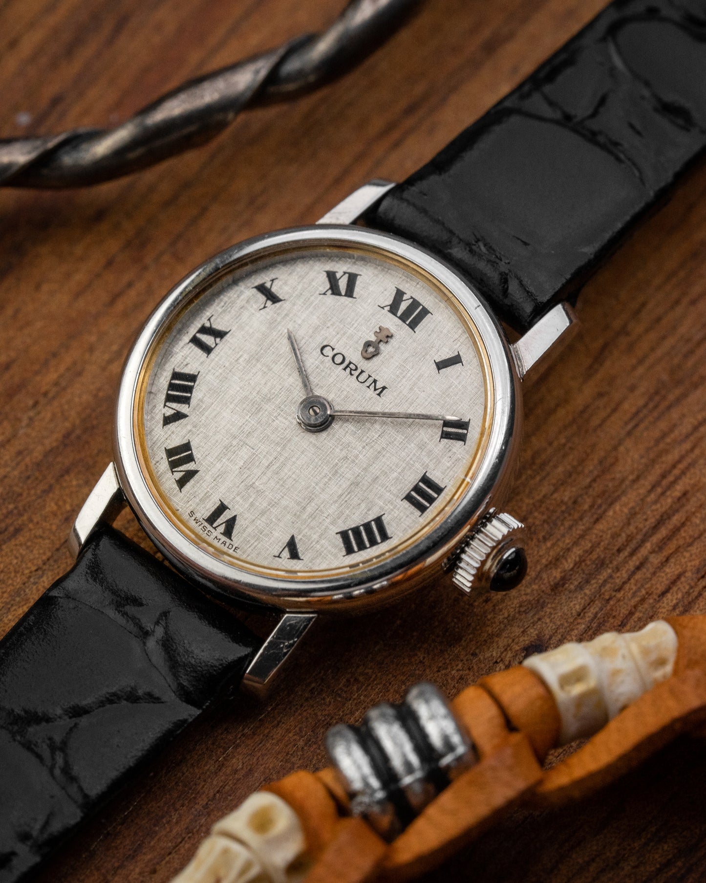 Corum Linen Roman dial Petite Ladies Ref. 16183