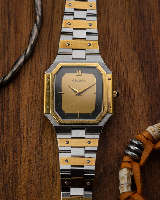 Credor "Santos" Octagonal Two-Tone Ref. 8420-5360