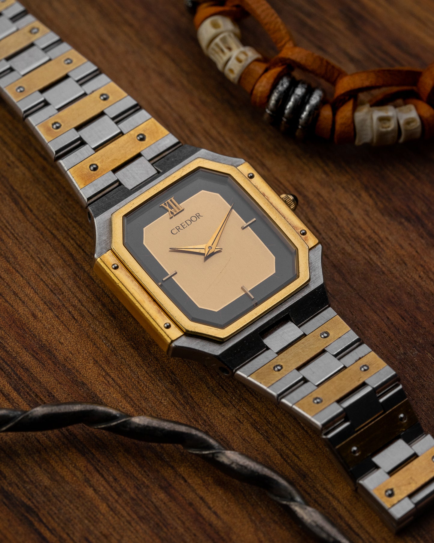 Credor "Santos" Octagonal Two-Tone Ref. 8420-5360