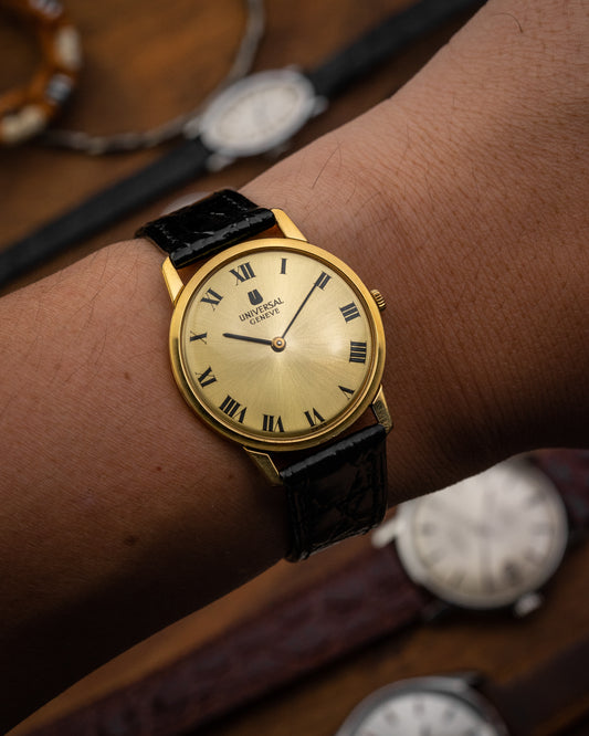 Universal Geneve "Ultra-Thin" Roman dial Gold Ref. 542101 (Cal. 1-42)