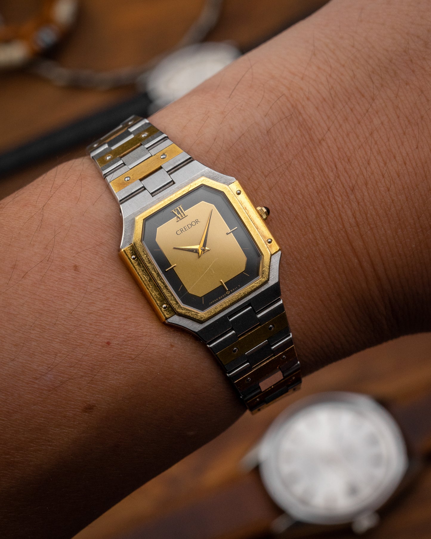 Credor "Santos" Octagonal Two-Tone Ref. 8420-5360