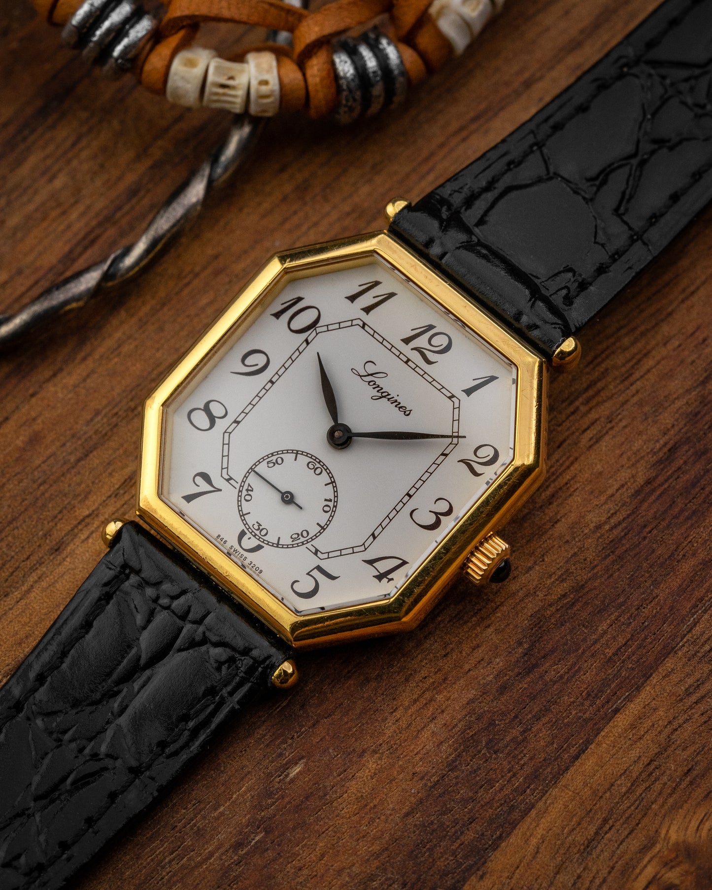 Longines Octogonal Breguet Numeral Gold Ref. 3209 (Cal. 846.4)