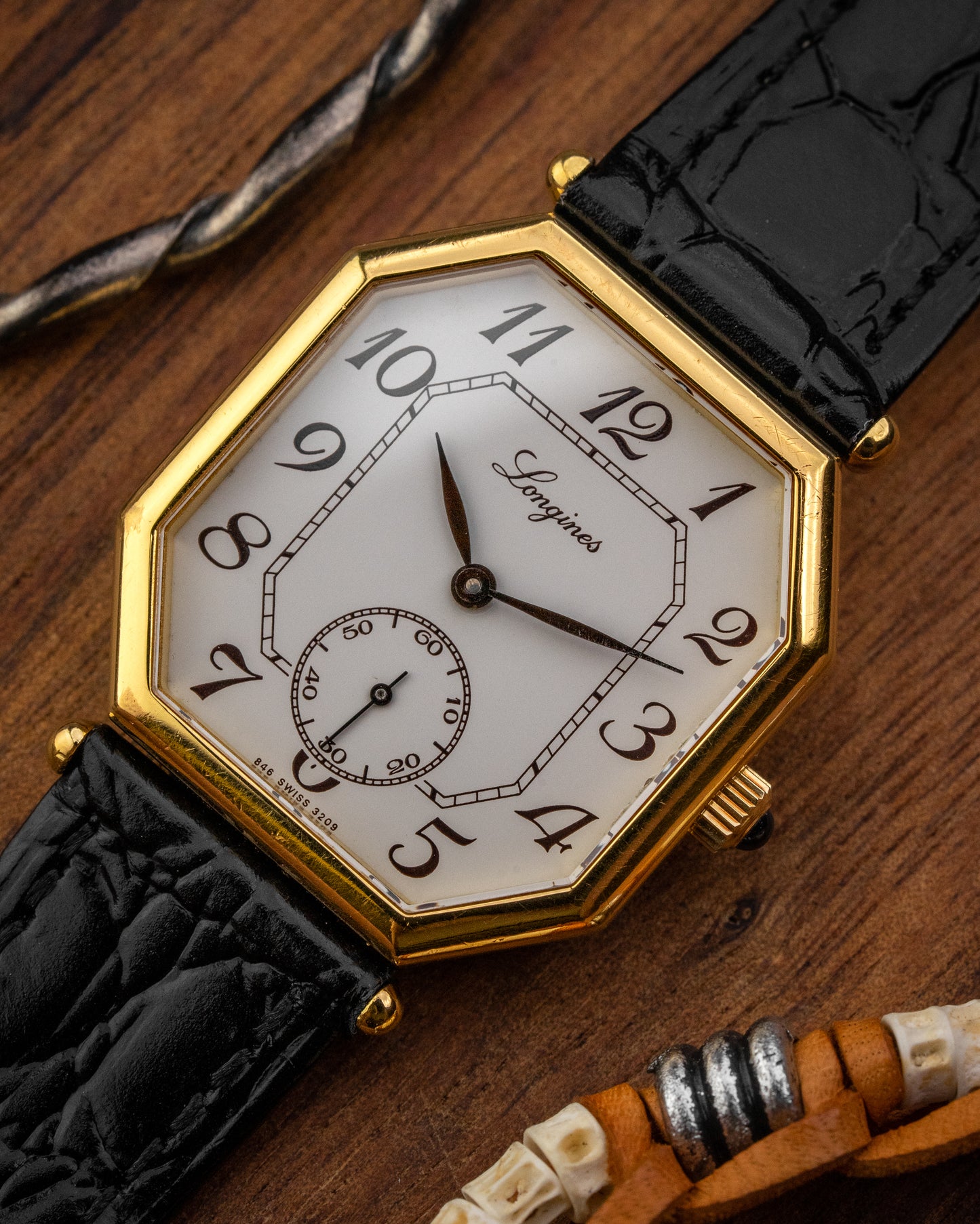 Longines Octogonal Breguet Numeral Gold Ref. 3209 (Cal. 846.4)