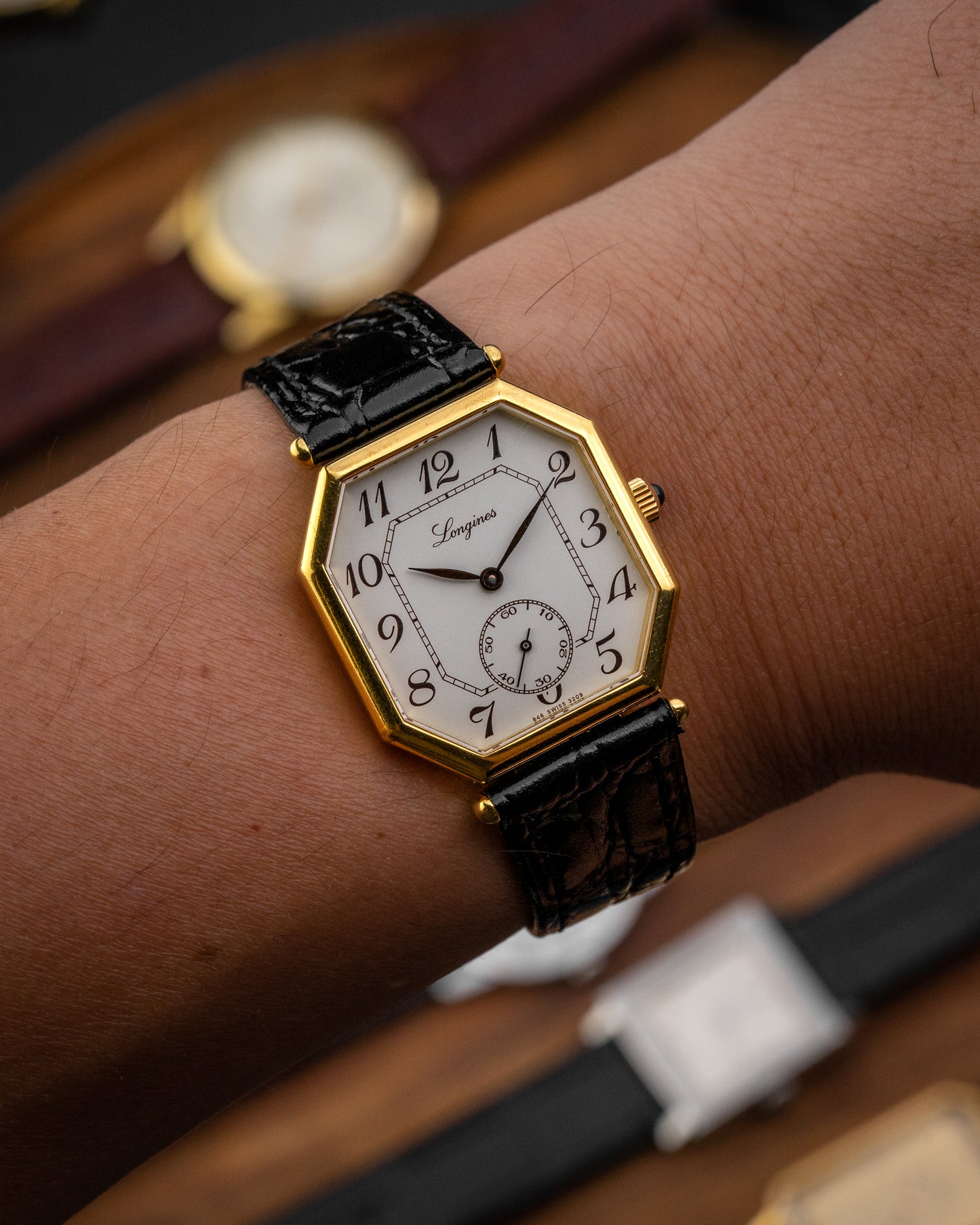 Longines Octogonal Breguet Numeral Gold Ref. 3209 (Cal. 846.4)