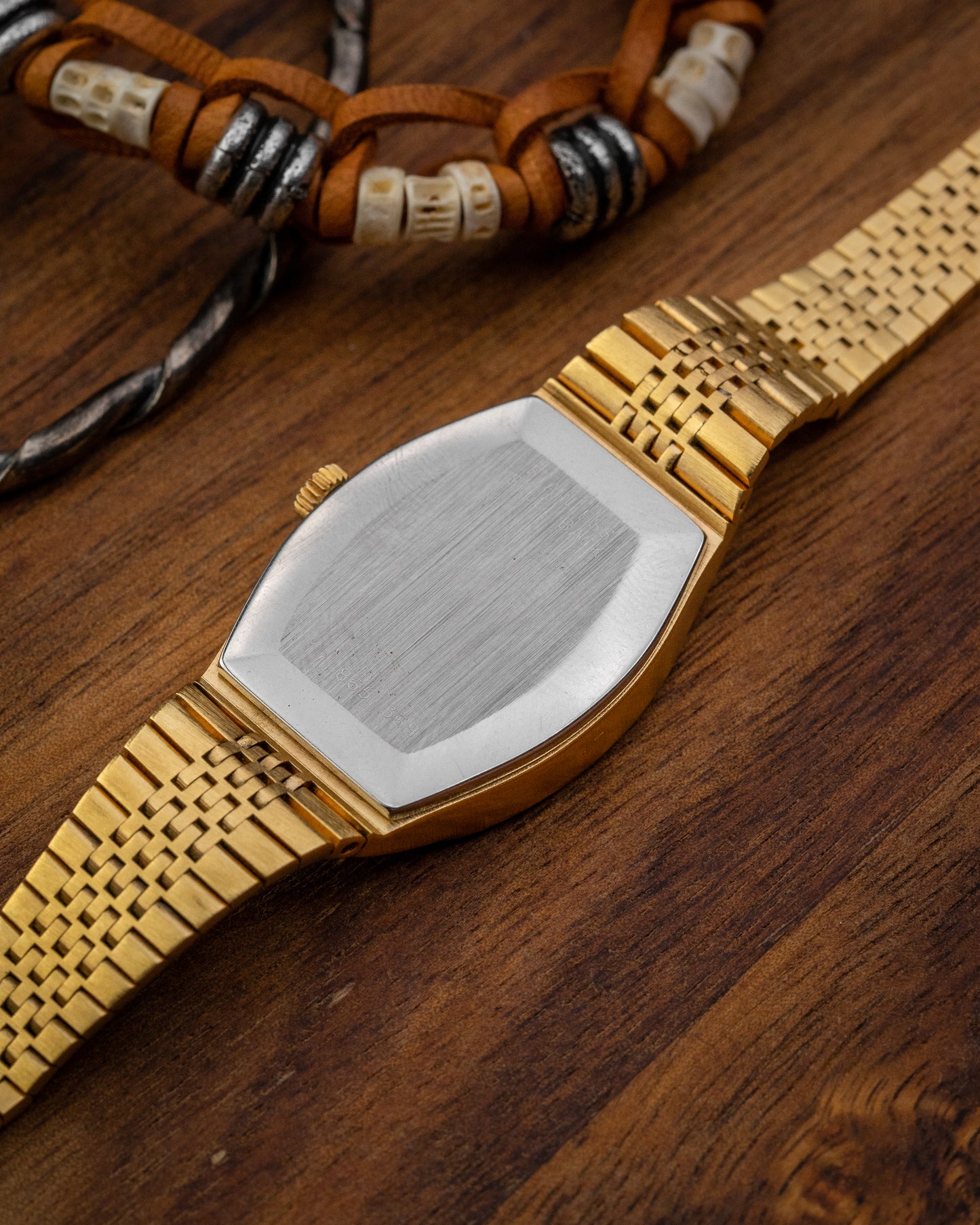 Longines Ellipse Textured Roman dial Gold Ref. 4146 (Cal. 817.4)