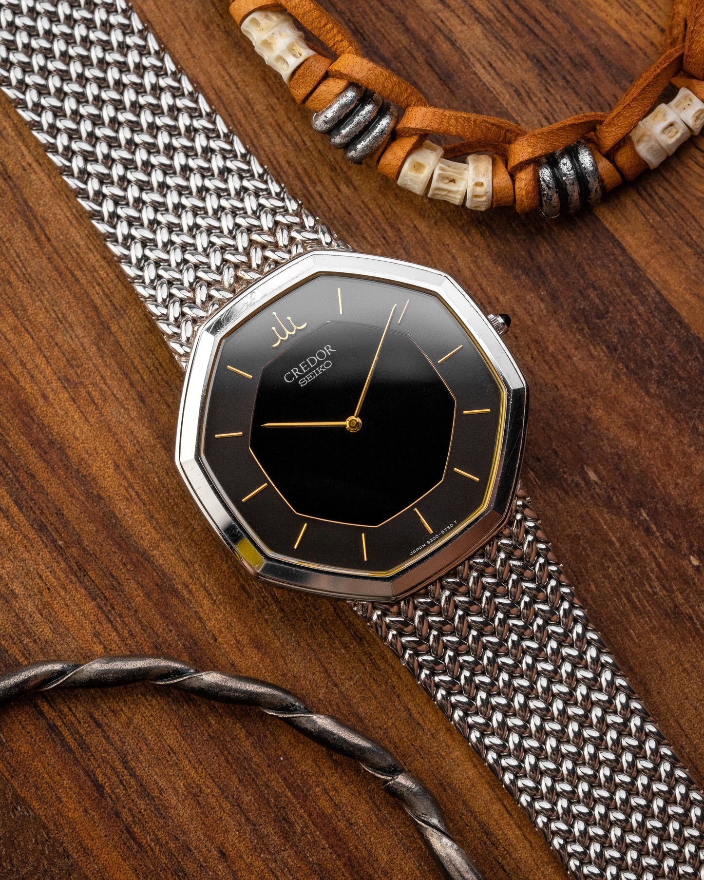 Credor Seiko Octagonal "Onyx" Gents Ref. 9300-5500