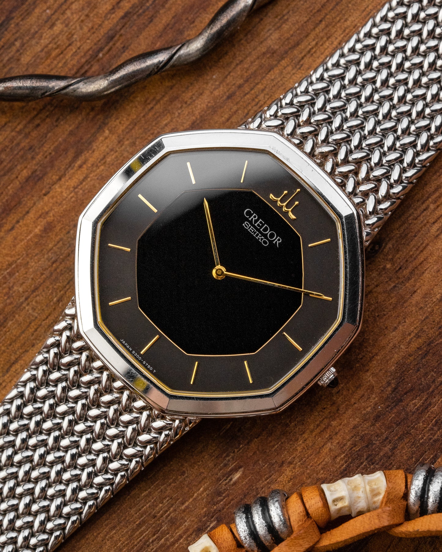 Credor Seiko Octagonal "Onyx" Gents Ref. 9300-5500