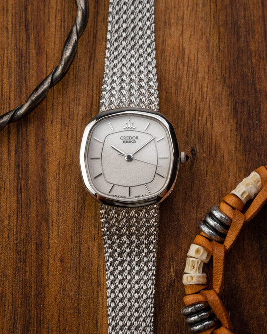 Credor Seiko Frosty dial Ladies Ref. 4J81-5040