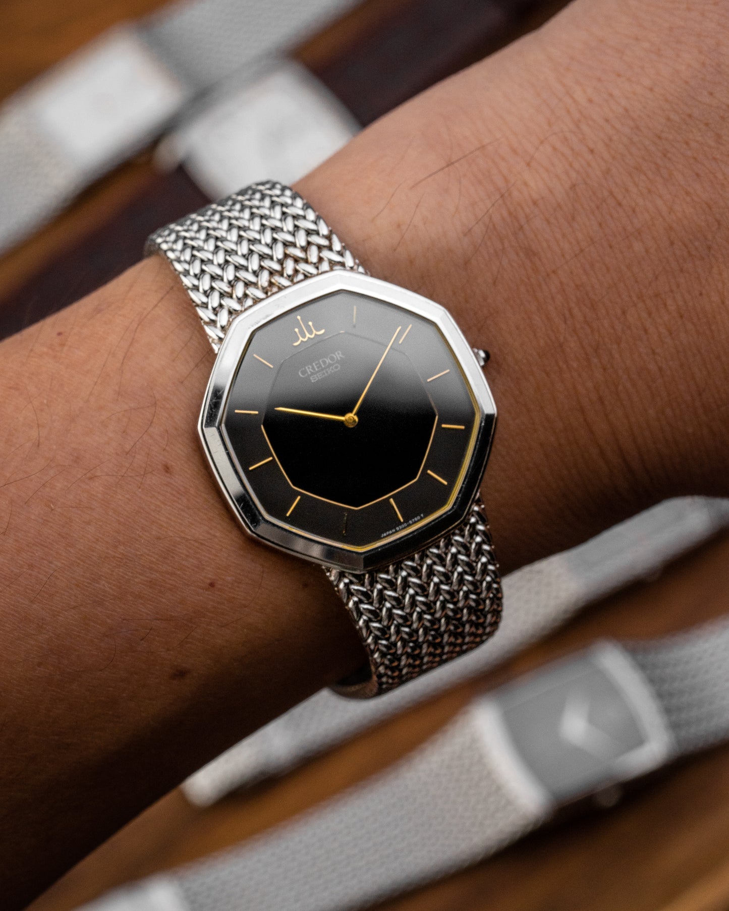 Credor Seiko Octagonal "Onyx" Gents Ref. 9300-5500