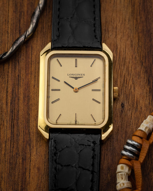 Longines Tank Rectangular Gold Ref. 1174 (Cal. 528)