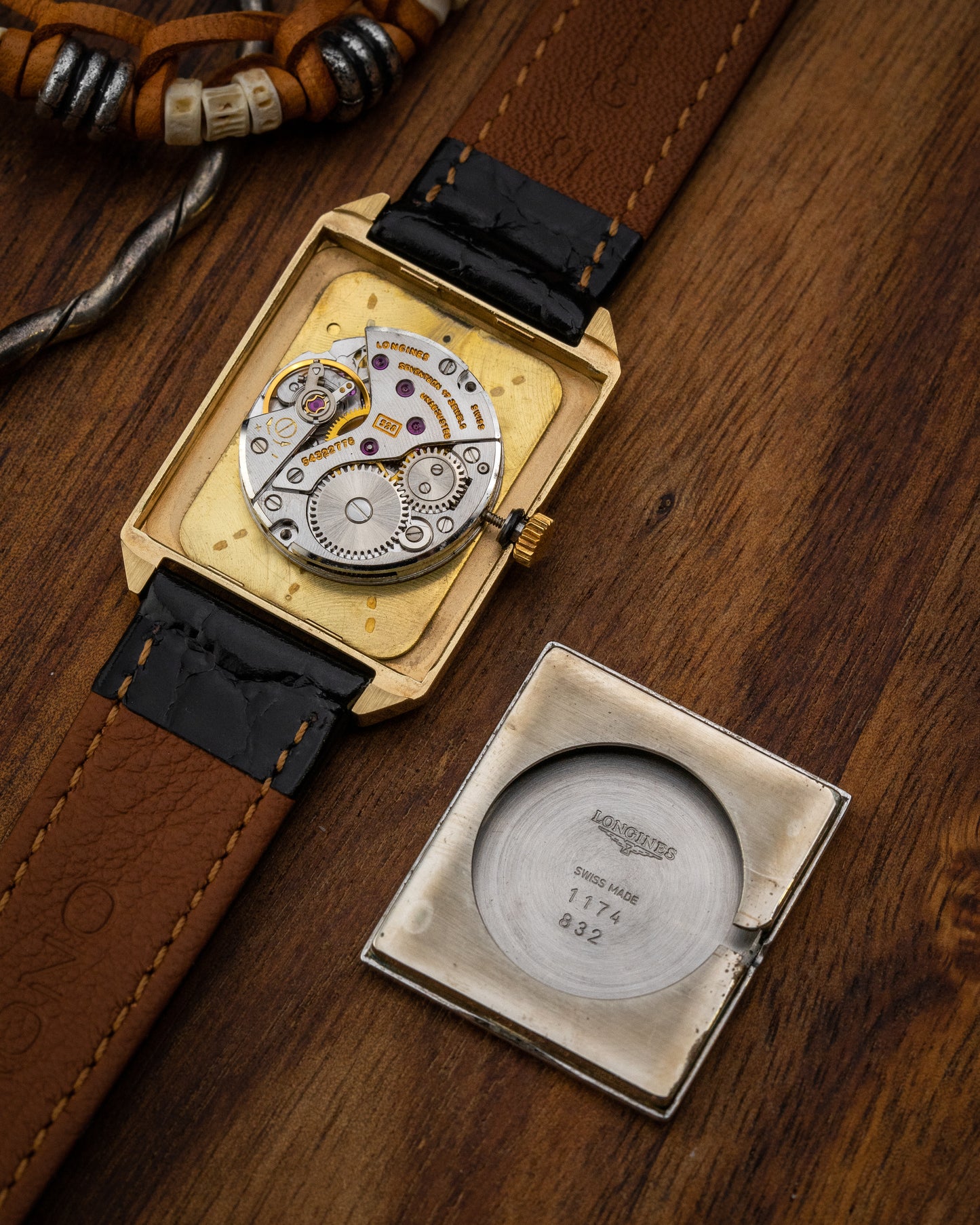 Longines Tank Rectangular Gold Ref. 1174 (Cal. 528)
