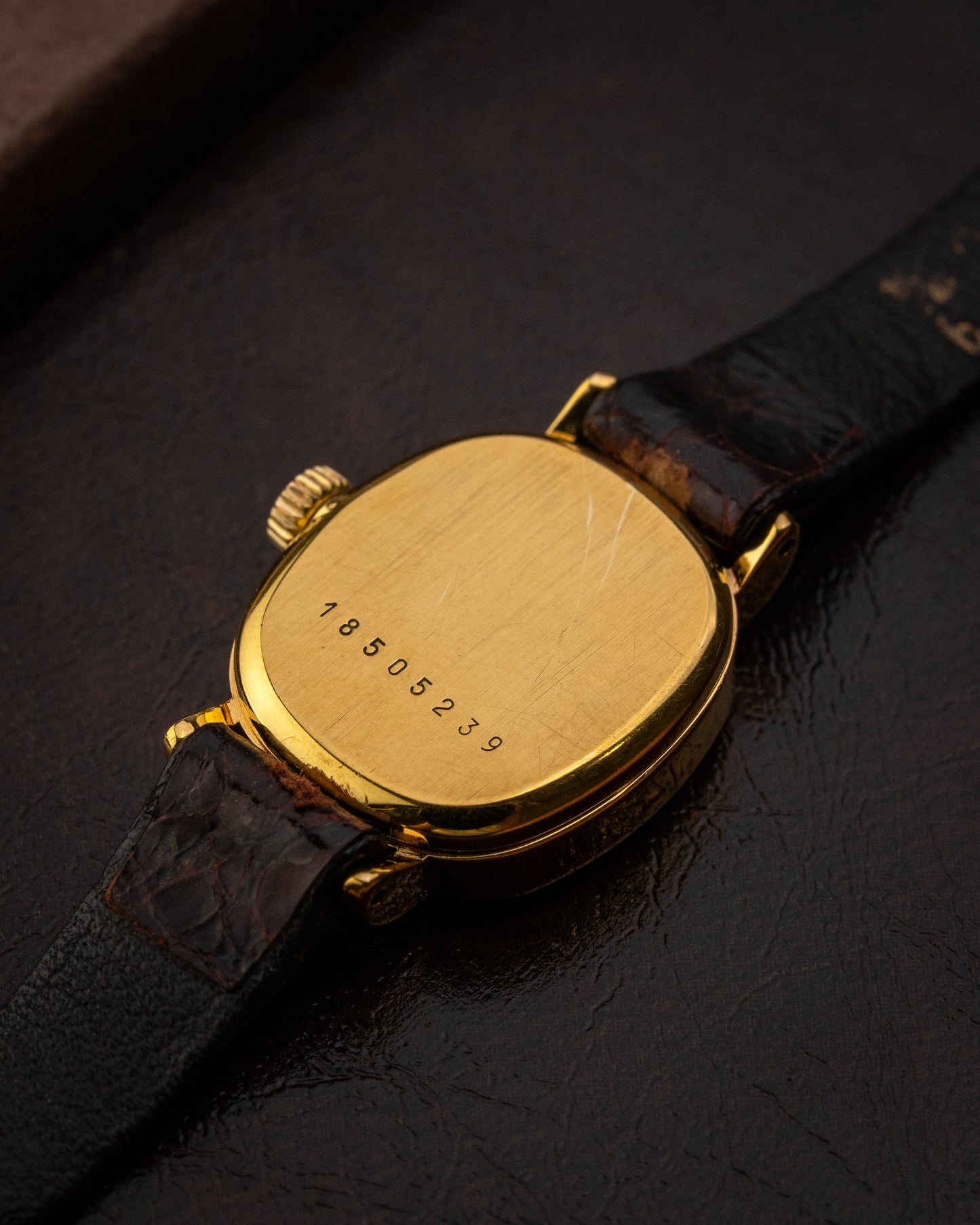 Longines "mini-Ellipse" Birch dial Gold Ladies Full Box Set Ref. 4282 (Cal. 817.4)
