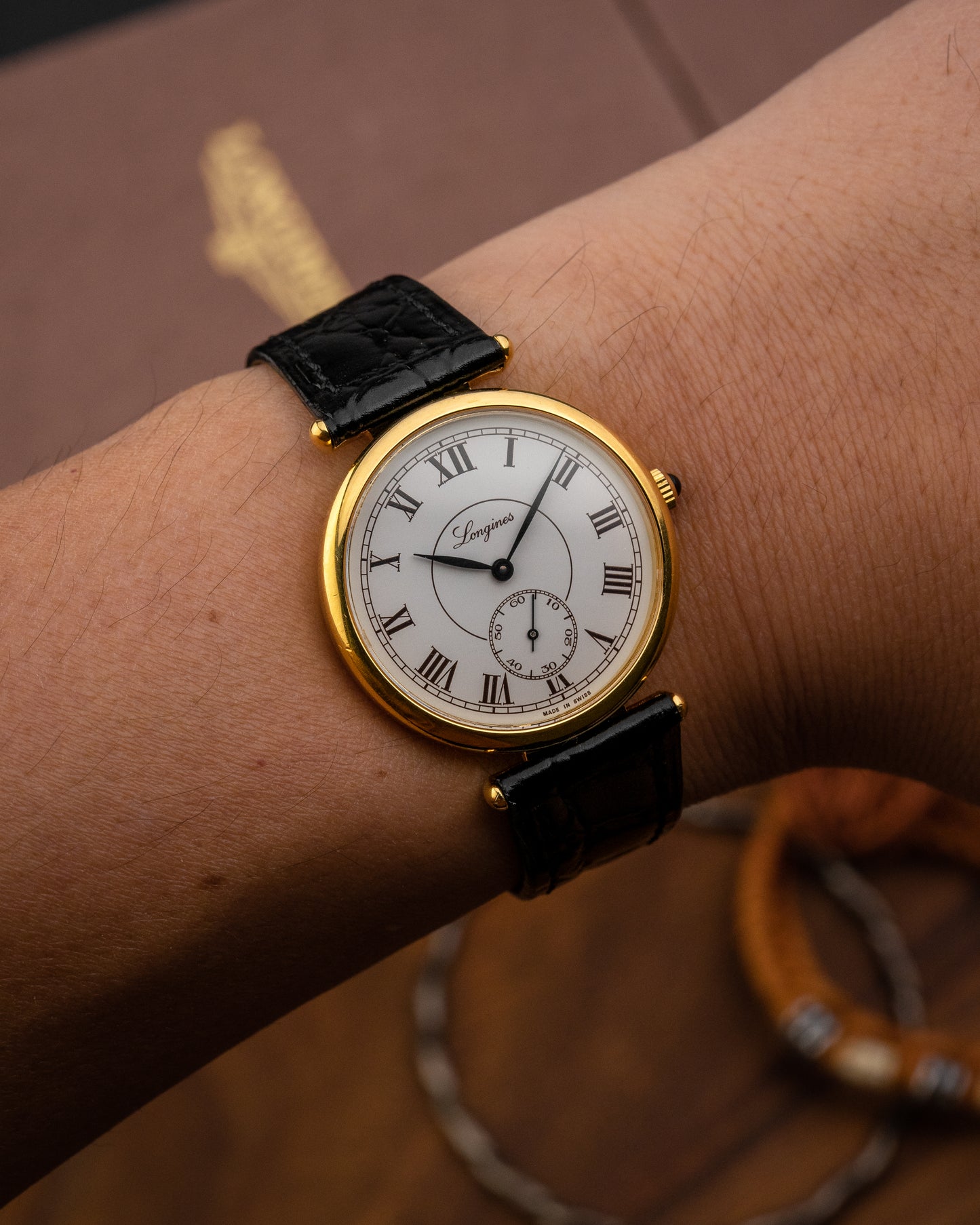 Longines Classique "Vendome" Roman dial Gold Ref. 3207 (Cal. 846.4)