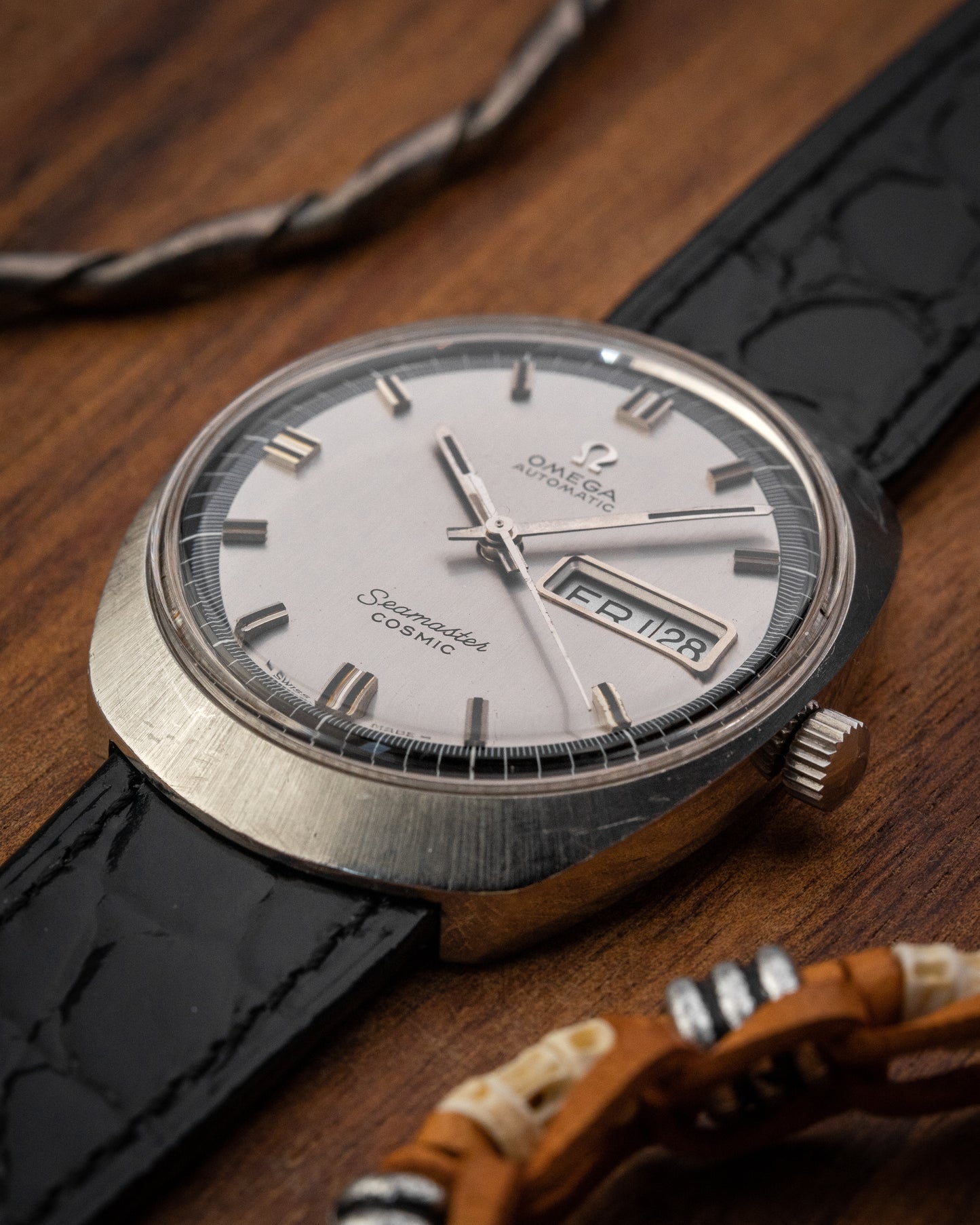 Omega Seamaster Cosmic "Helmet" Automatic Day-Date Ref. 166.035 (Cal. 752)