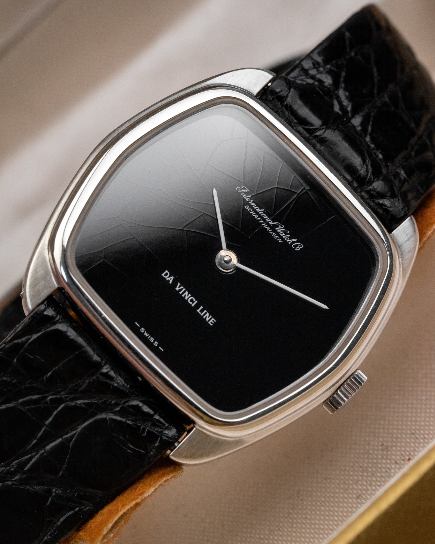 IWC Da Vinci Line "Hexagonal" Black dial Ref. 2578 (Cal. 423)