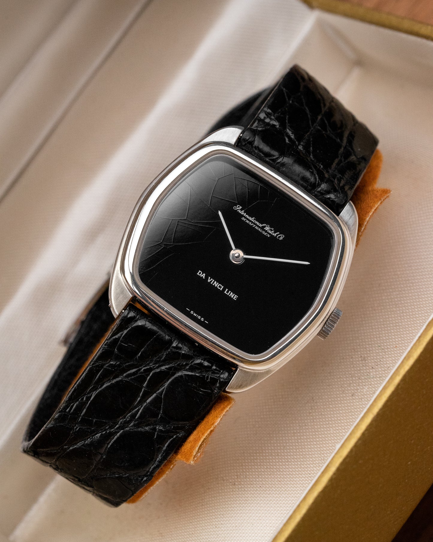 IWC Da Vinci Line "Hexagonal" Black dial Ref. 2578 (Cal. 423)