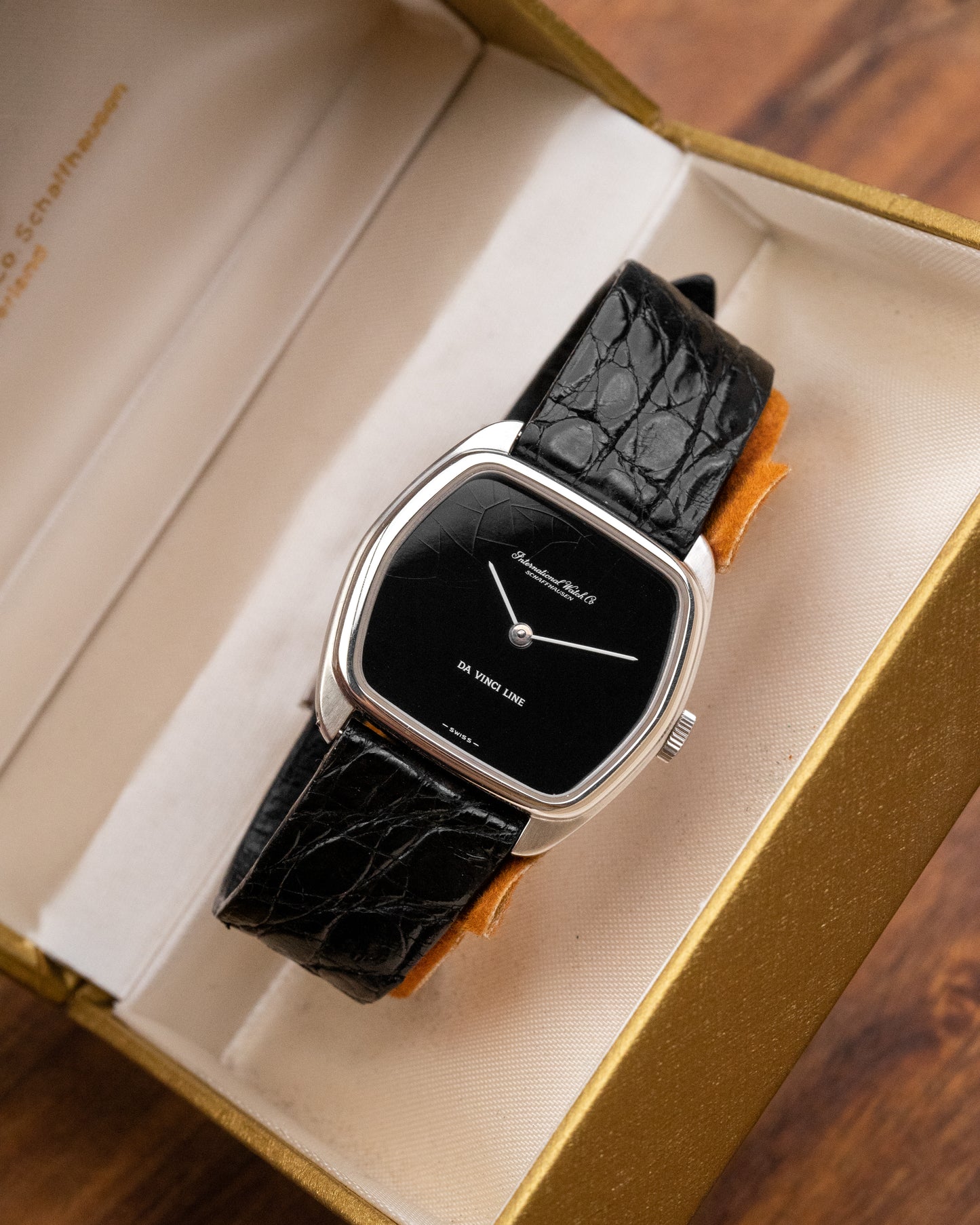 IWC Da Vinci Line "Hexagonal" Black dial Ref. 2578 (Cal. 423)