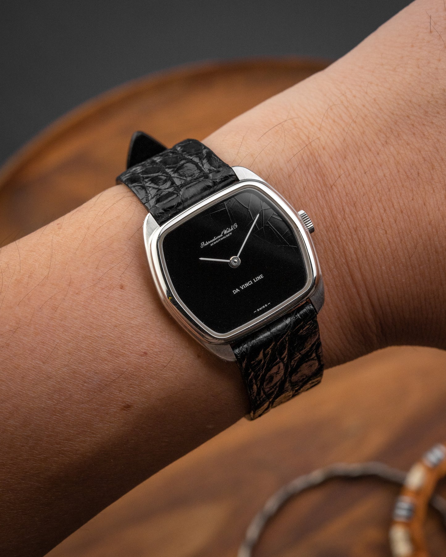 IWC Da Vinci Line "Hexagonal" Black dial Ref. 2578 (Cal. 423)