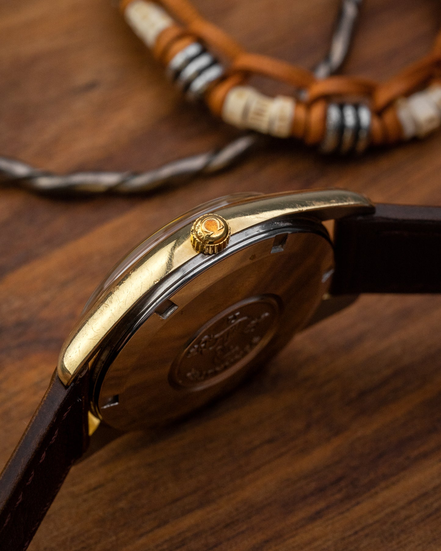 Omega Seamaster Automatic Date "Sparkle" dial Gold Capped Ref. 166.067 (Cal. 565)
