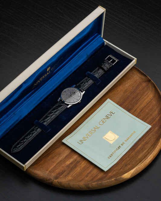 Universal Geneve "Ultra-Thin" Linen dial Ref. 842101 (Cal. 1-42)