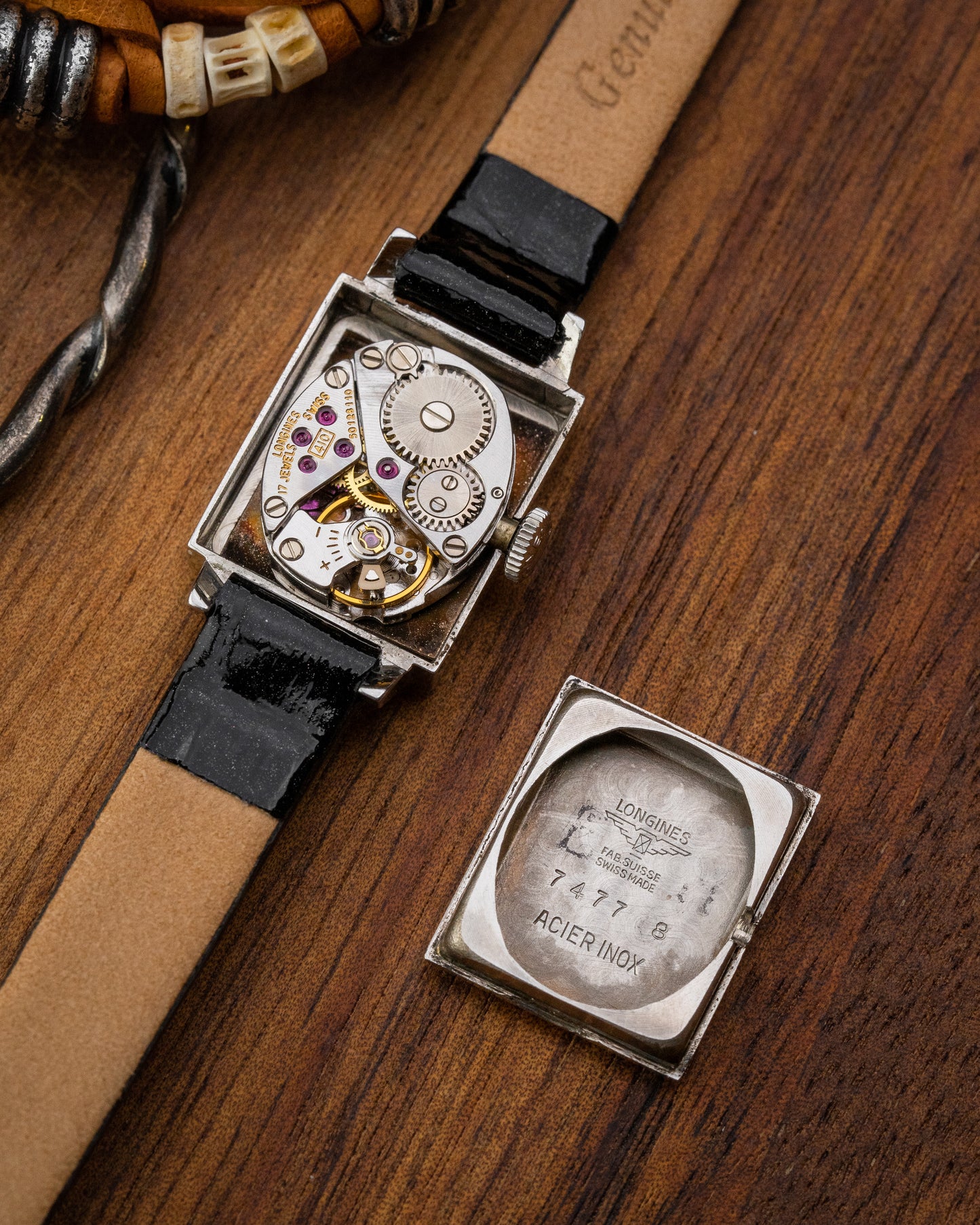 Longines Rectangular Tank Ladies Ref. 7477-8 (Cal. 410)