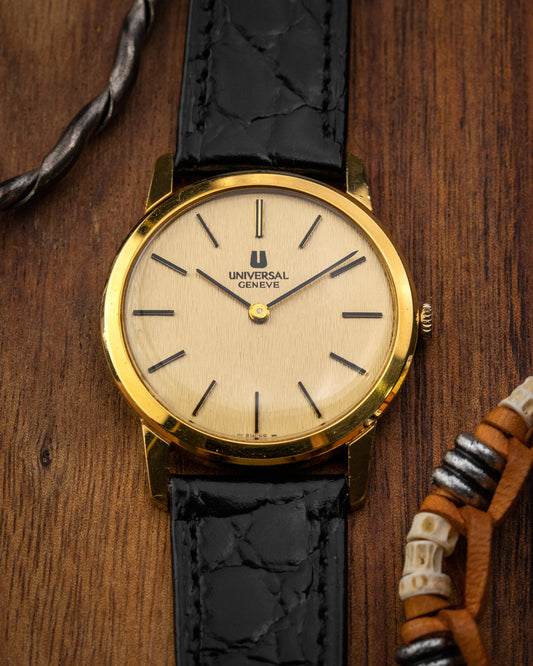 Universal Geneve Birch dial Gold Ref. 542136 (Cal. 1-42)