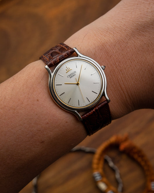 Credor Seiko "Super-Slim" Two Tone 8J81-6A30