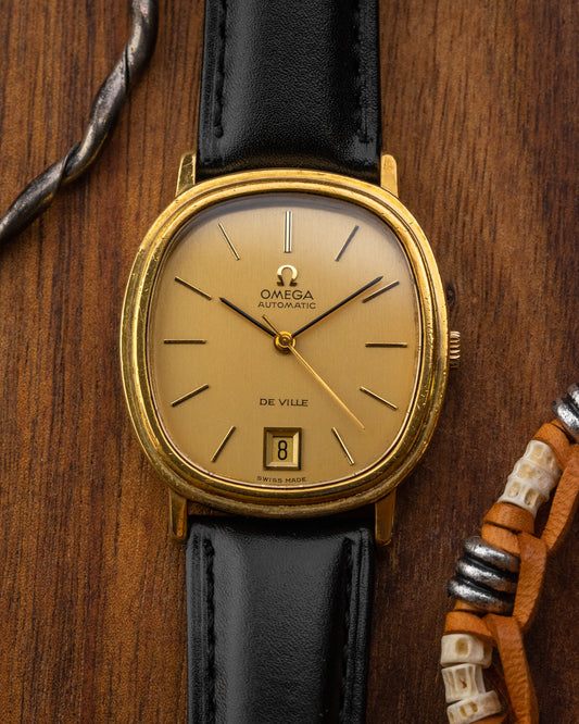 Omega De Ville “Ellipse” Automatic Date Gold Ref. 162.0063 (Cal. 1012)