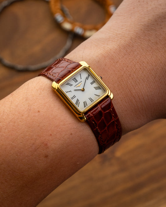Longines Square "Gondolo" Roman dial Ref. 4284 (Cal. 817.4)