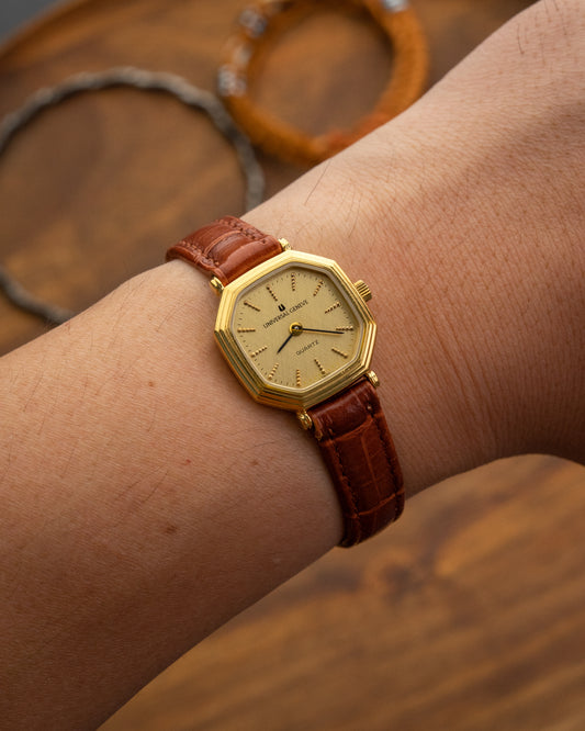 Universal Geneve Octagonal Quartz dial Gold Ladies Ref. 543735