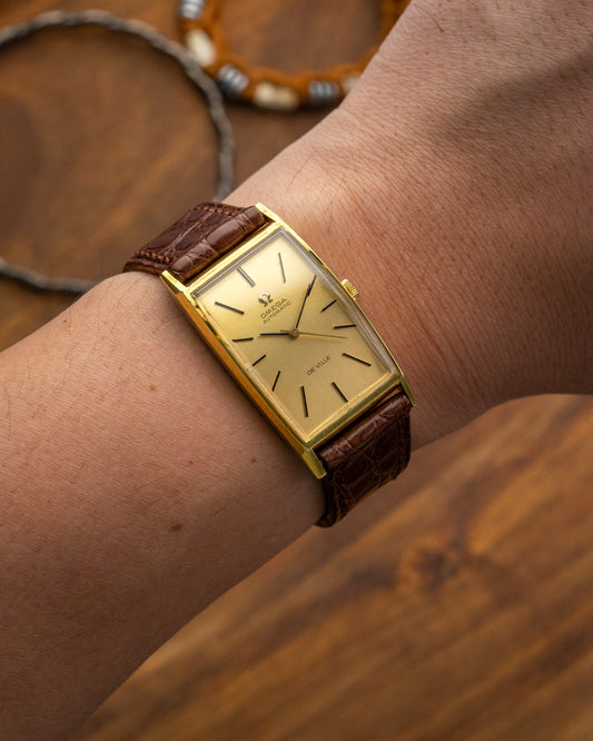 Omega De Ville Automatic "Tank-Tonneau" Gold Ref. 161.034 (Cal. 671)