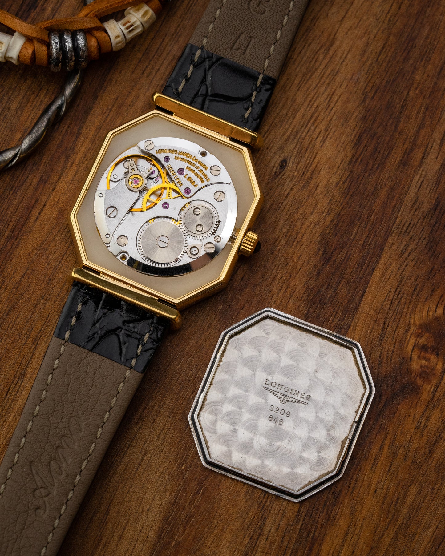 Longines Octagonal Breguet Numeral Gold Ref. 3209 (Cal. L846.4)