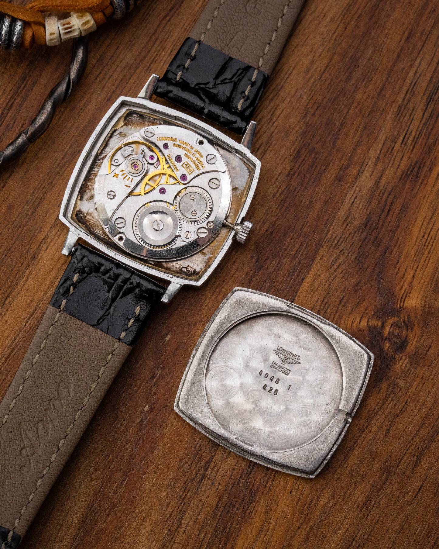 Longines Flagship "Basalt" Square TV Ref. 4048-1 (Cal. 428)