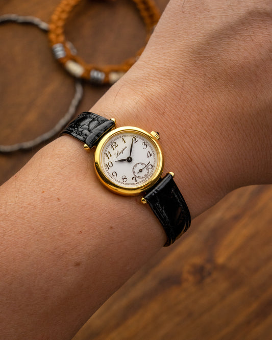 Longines Classique Mini "Vendome" Breguet dial Gold Ref. 3206 (Cal. 520)