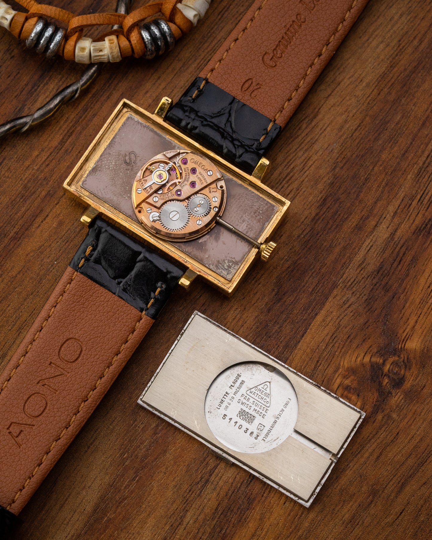 Omega De Ville "Elongated Horizontale" Emerald Andrew Grima Ref. 5110383 (Cal. 620)