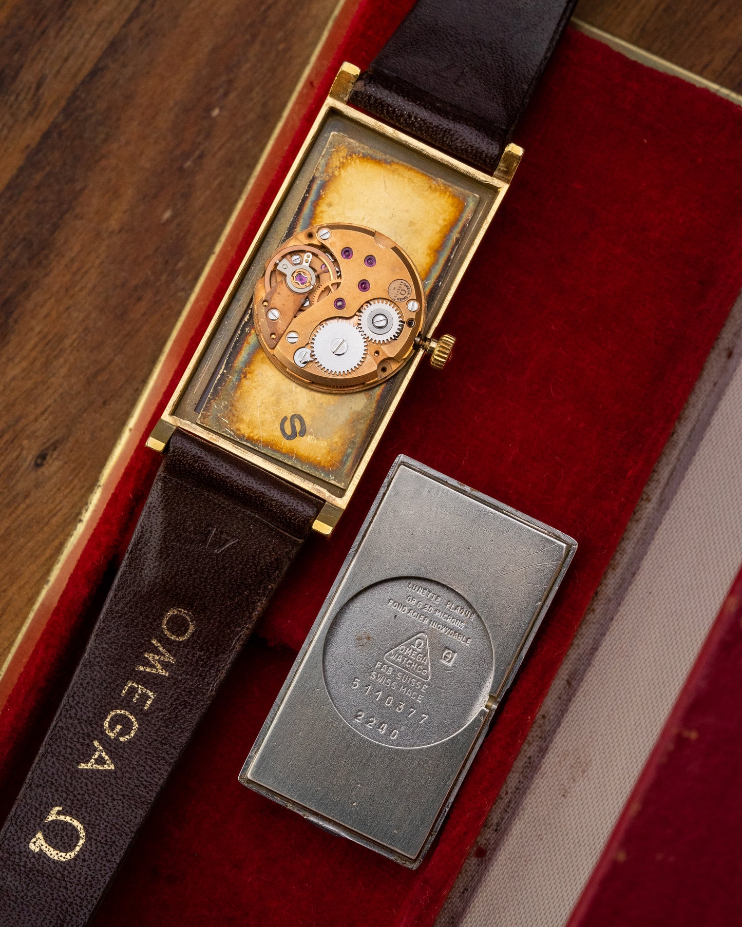 Omega De Ville "Elongated Verticale" Emerald Andrew Grima Ref. 5110377 (Cal. 625)